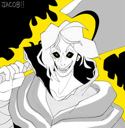 Under influence of the Three Fingers Art by Jacob from Drawfee