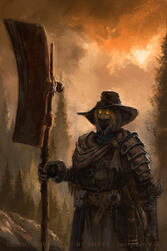 On her pilgrimage Art by Bloodexer