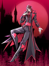 Vampire halloween costume Art by Sketchinventor